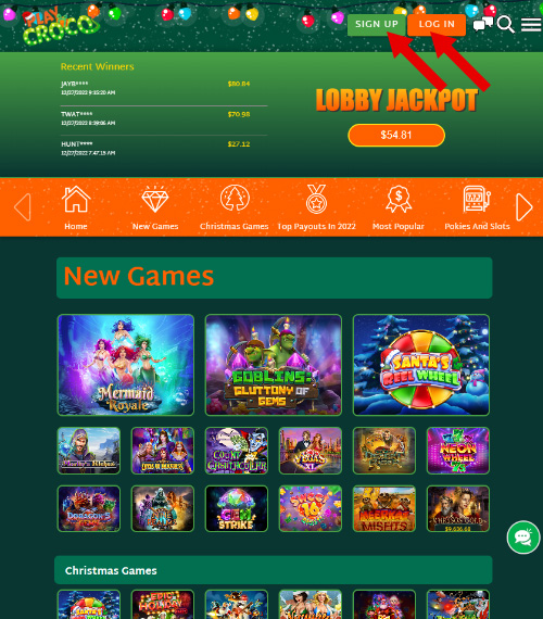 Explore the Play Croco Casino homepage to dive into top-tier pokies and slot games featuring great coupon code offers.